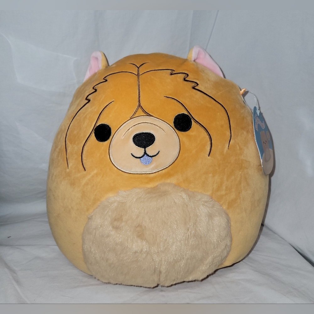 Original Squishmallows SANDRO 11" Ultra Rare Blue Tongue Chow Dog Soft Plush NWT - Picture 9 of 10